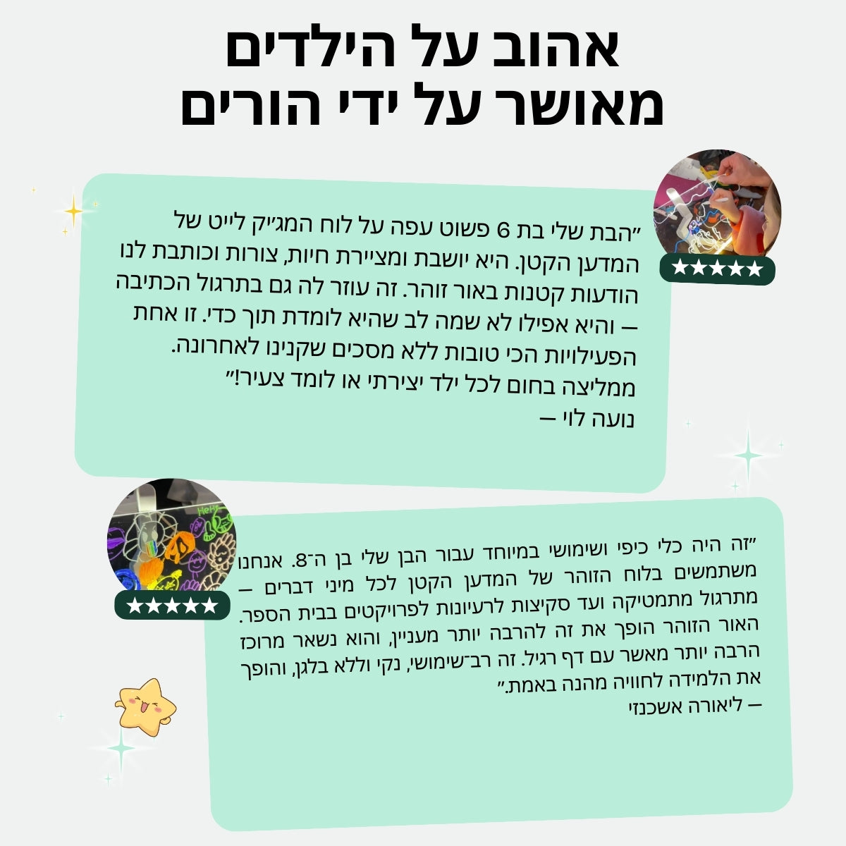 מג'יק-לייט – לוח ציור מואר